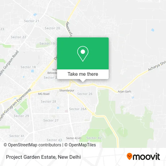 Project Garden Estate map