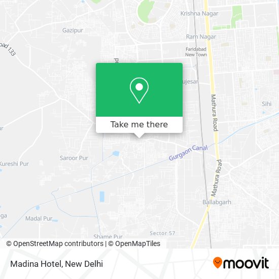 Madina Hotel map