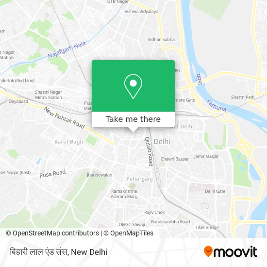 बिहारी लाल एंड संस map