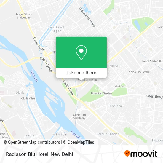Radisson Blu Hotel map