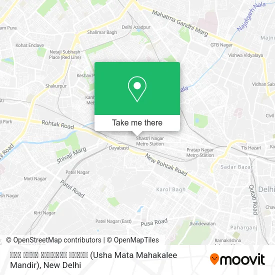 उषा माता महाकाली मंदिर (Usha Mata Mahakalee Mandir) map