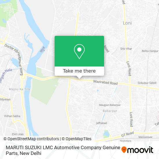 MARUTI SUZUKI LMC Automotive Company Genuine Parts map