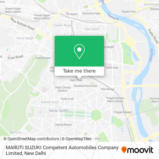 MARUTI SUZUKI Competent Automobiles Company Limited map