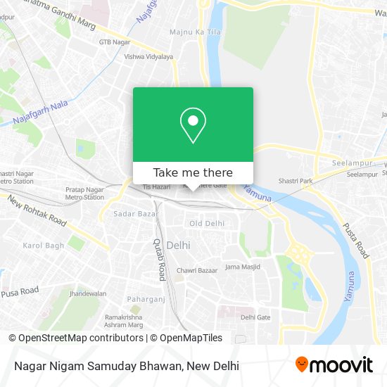 Nagar Nigam Samuday Bhawan map