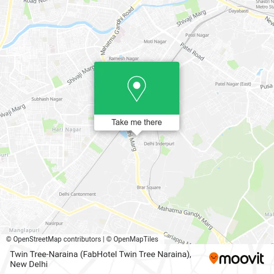 Twin Tree-Naraina map