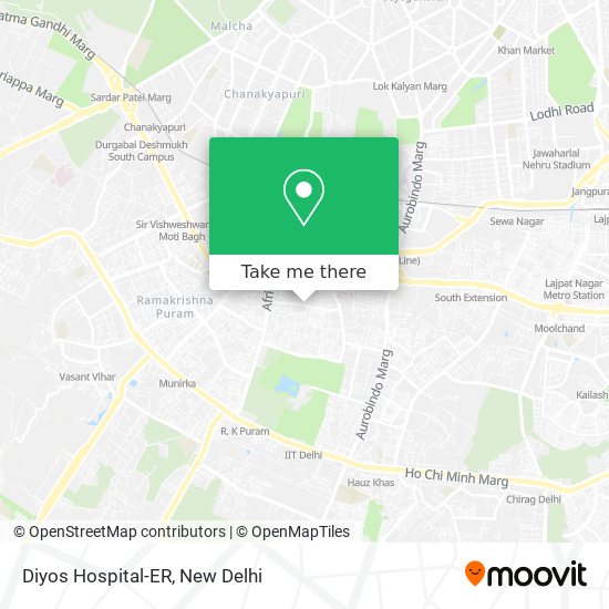 Diyos Hospital-ER map