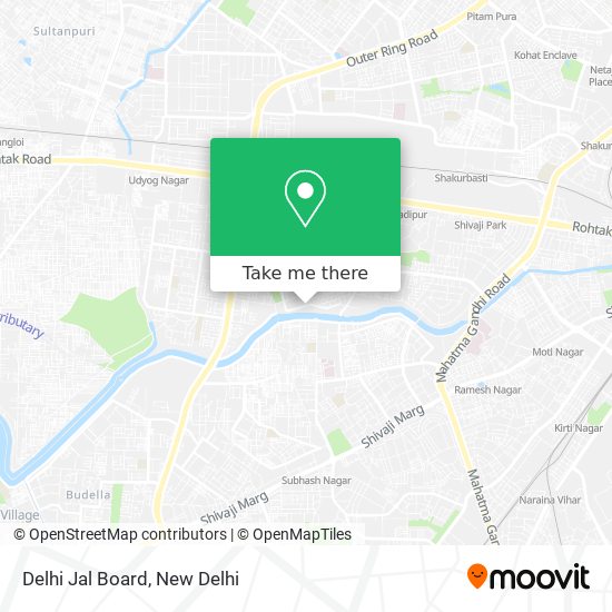 Delhi Jal Board map