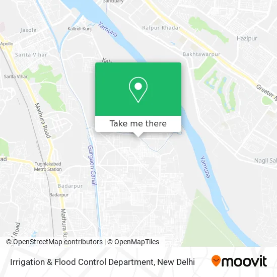 Irrigation & Flood Control Department map