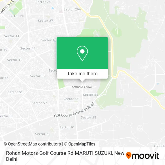 Rohan Motors-Golf Course Rd-MARUTI SUZUKI map