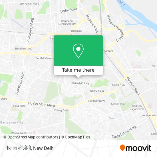 कैलाश कॉलोनी map