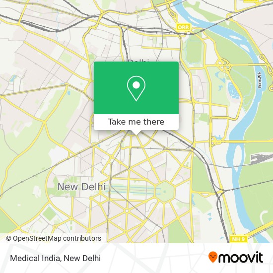 Medical India map