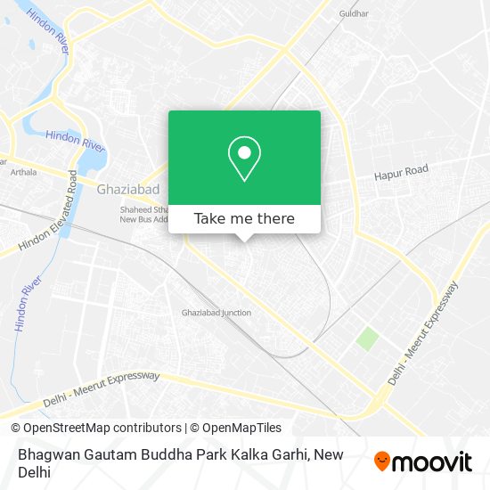Bhagwan Gautam Buddha Park Kalka Garhi map