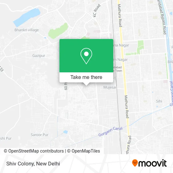 Shiv Colony map