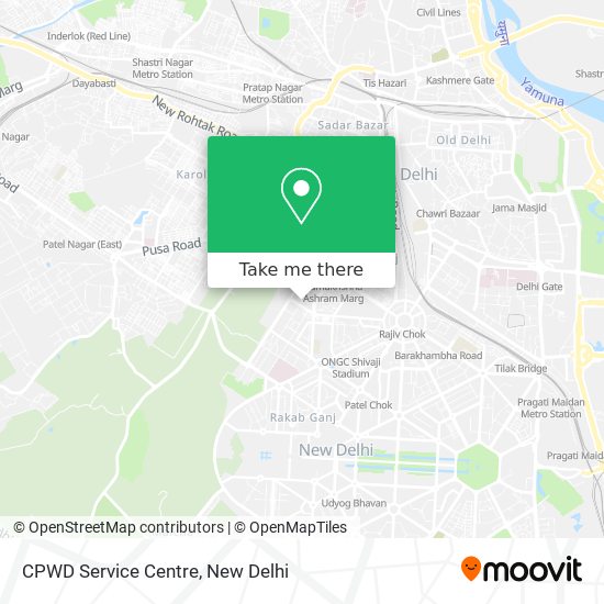 CPWD Service Centre map