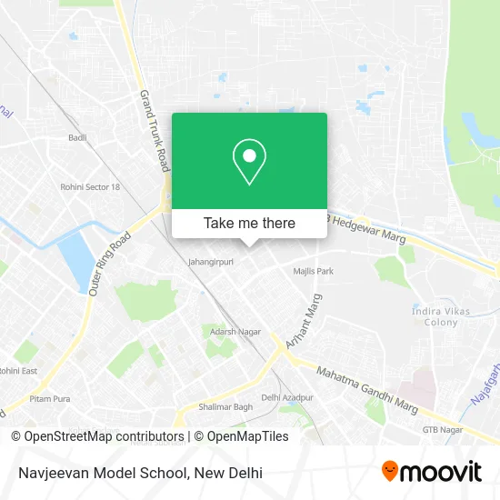 Navjeevan Model School map