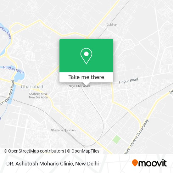 DR. Ashutosh Mohan's Clinic map
