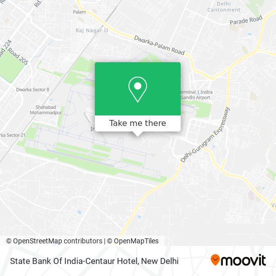 State Bank Of India-Centaur Hotel map