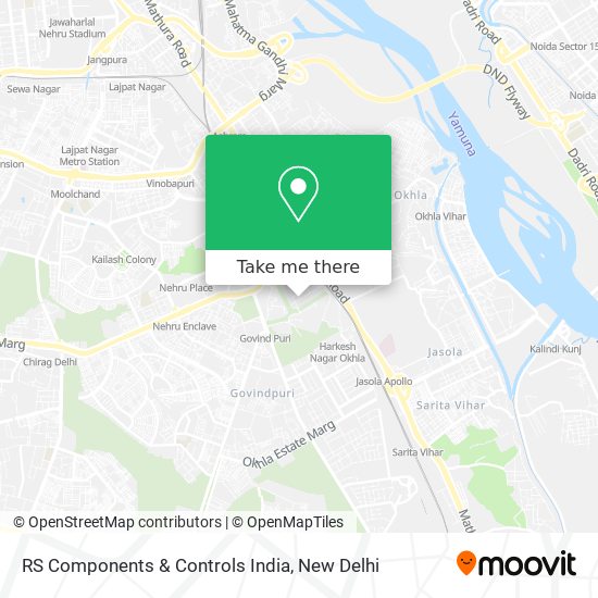 RS Components & Controls India map