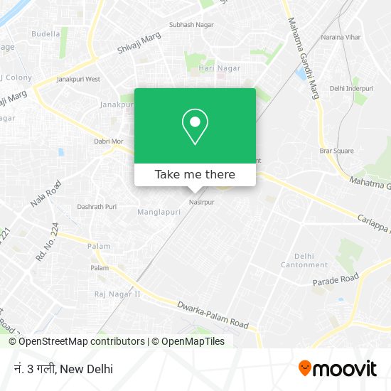 नं. 3 गली map