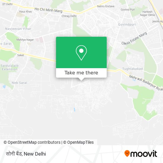 सोनी बैंड map