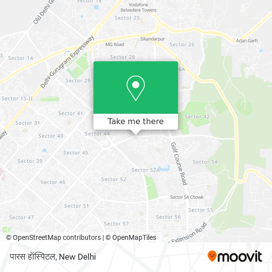 पारस हॉस्पिटल map