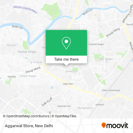 Aggarwal Store map