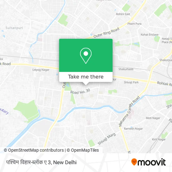 पश्चिम विहार-ब्लॉक ए 3 map