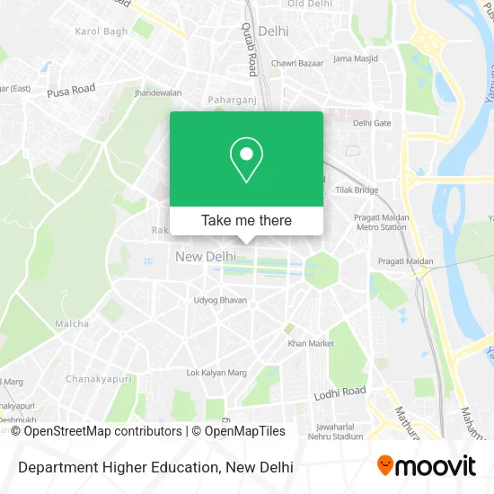 Department Higher Education map