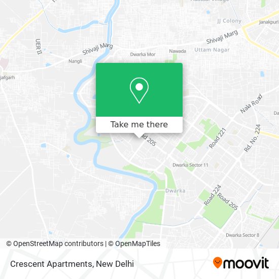 Crescent Apartments map