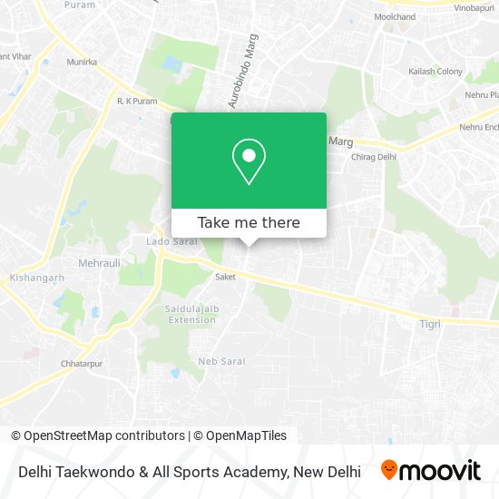 Delhi Taekwondo & All Sports Academy map