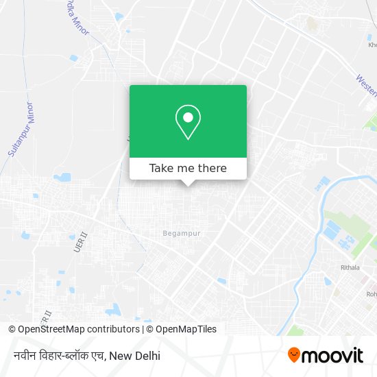 नवीन विहार-ब्लॉक एच map