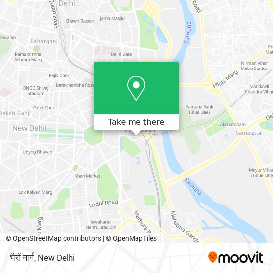 भैरों मार्ग map