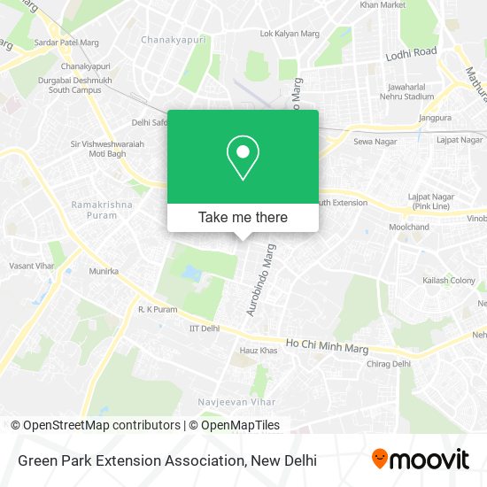 Green Park Extension Association map