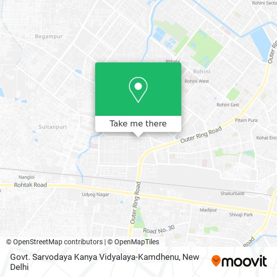 Govt. Sarvodaya Kanya Vidyalaya-Kamdhenu map
