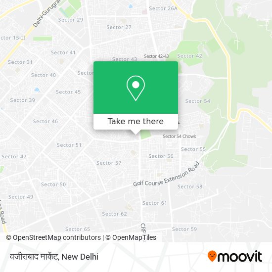 वजीराबाद मार्केट map