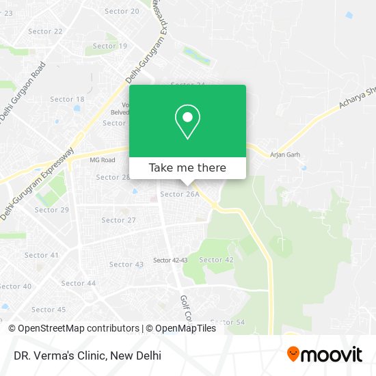 DR. Verma's Clinic map