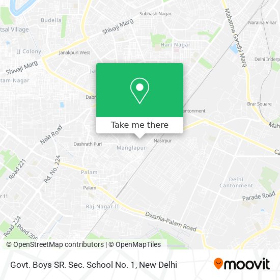 Govt. Boys SR. Sec. School No. 1 map