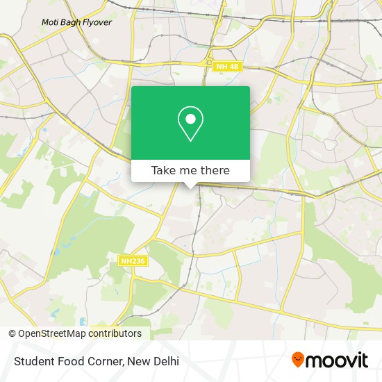 Student Food Corner map