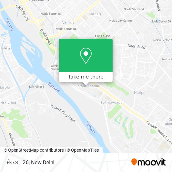 सेक्टर 126 map