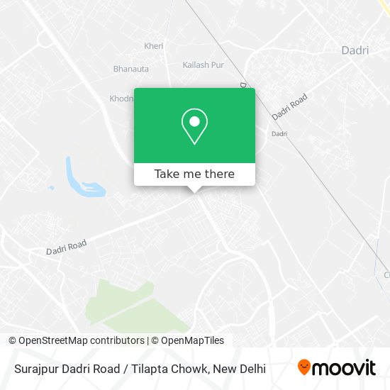 Surajpur Dadri Road / Tilapta Chowk map