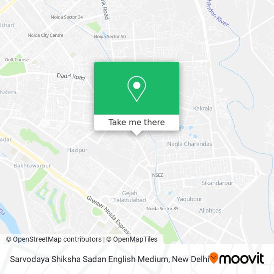 Sarvodaya Shiksha Sadan English Medium map
