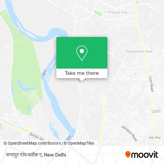 सभापुर गांव-ब्लॉक ए map
