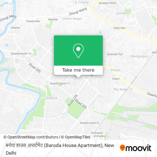 बरोदा हाउस अपार्टमेंट (Baroda House Apartment) map