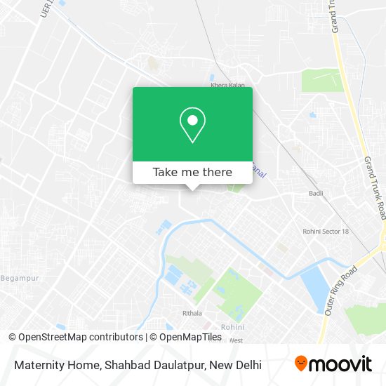 Maternity Home, Shahbad Daulatpur map