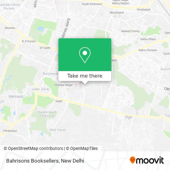 Bahrisons Booksellers map