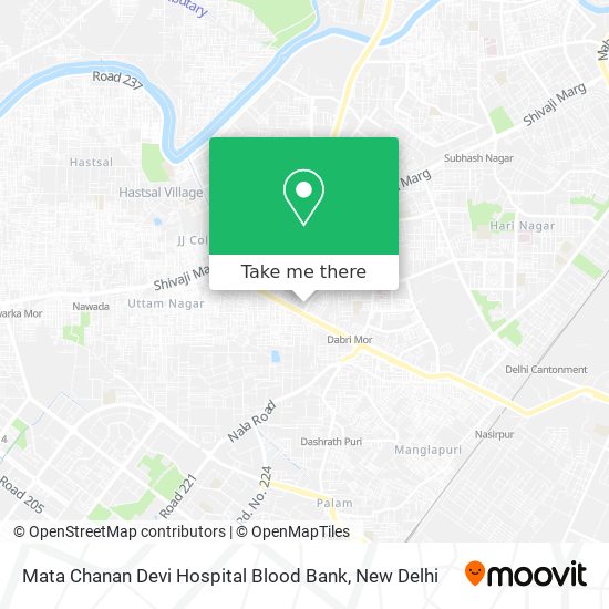Mata Chanan Devi Hospital Blood Bank map