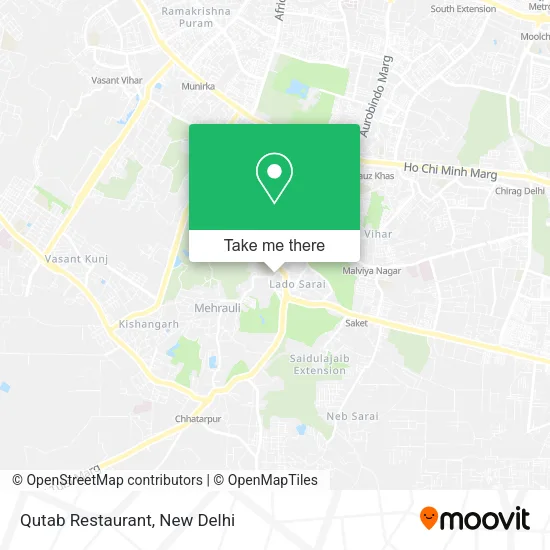 Qutab Restaurant map