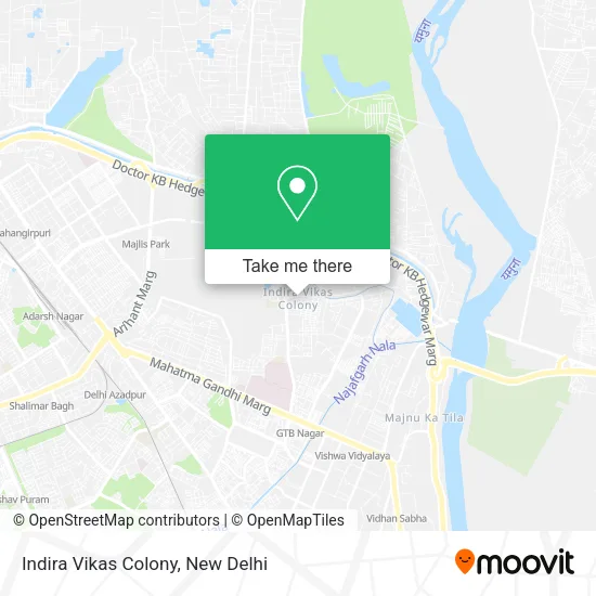 Indira Vikas Colony map