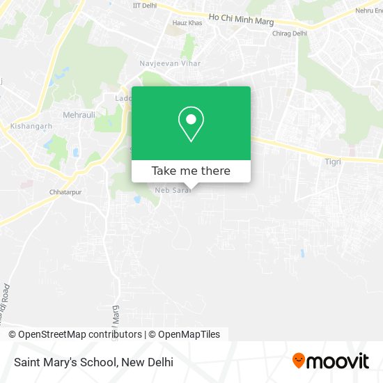 Saint Mary's School map