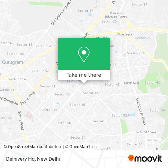 Delhivery Hq map